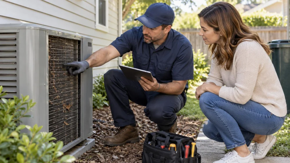Air Conditioner Cleanup Review: Debris, Surfaces, and Disposal